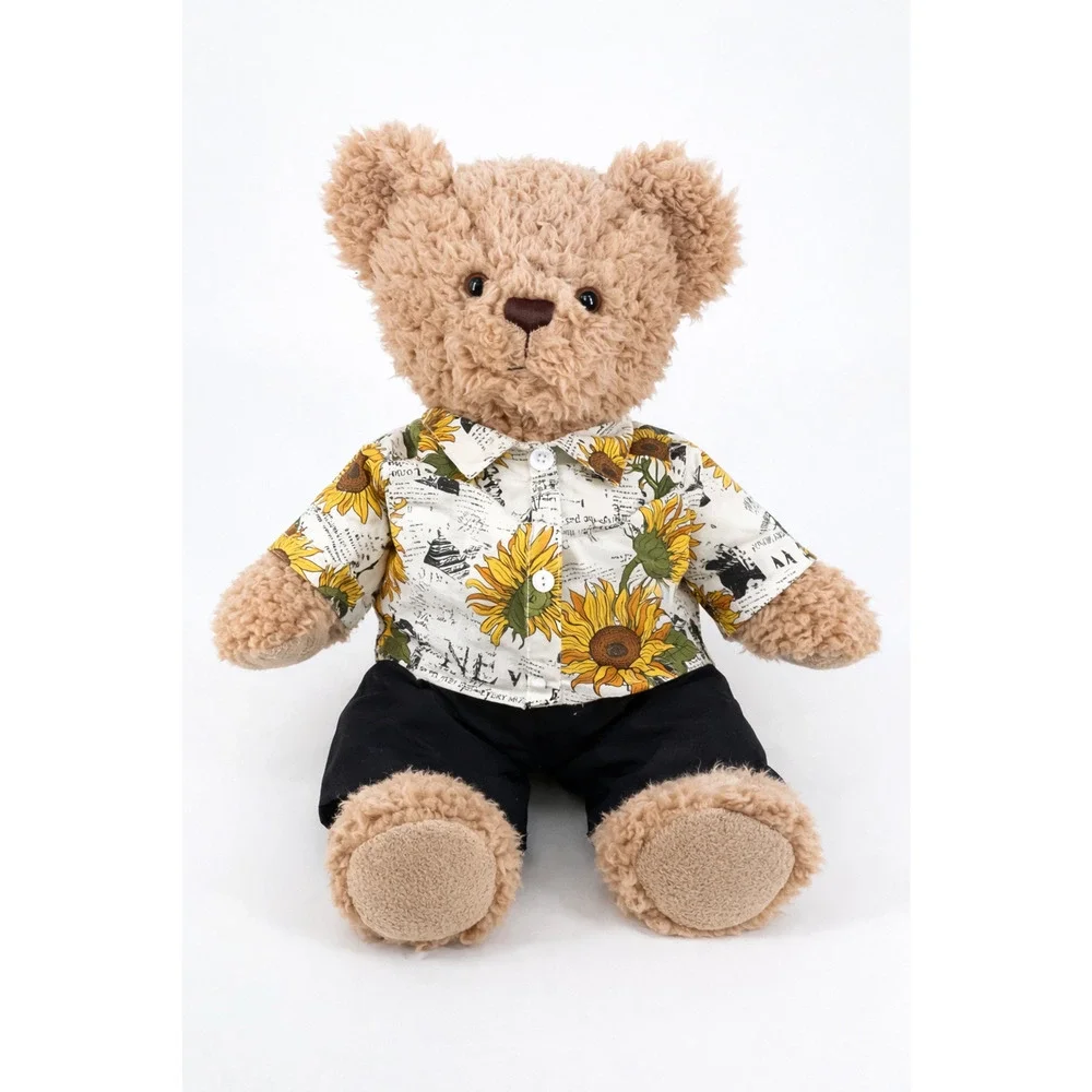 Large Bartholomew Bear clothes outfits - Sunflower Shirt 2-Piece Set
